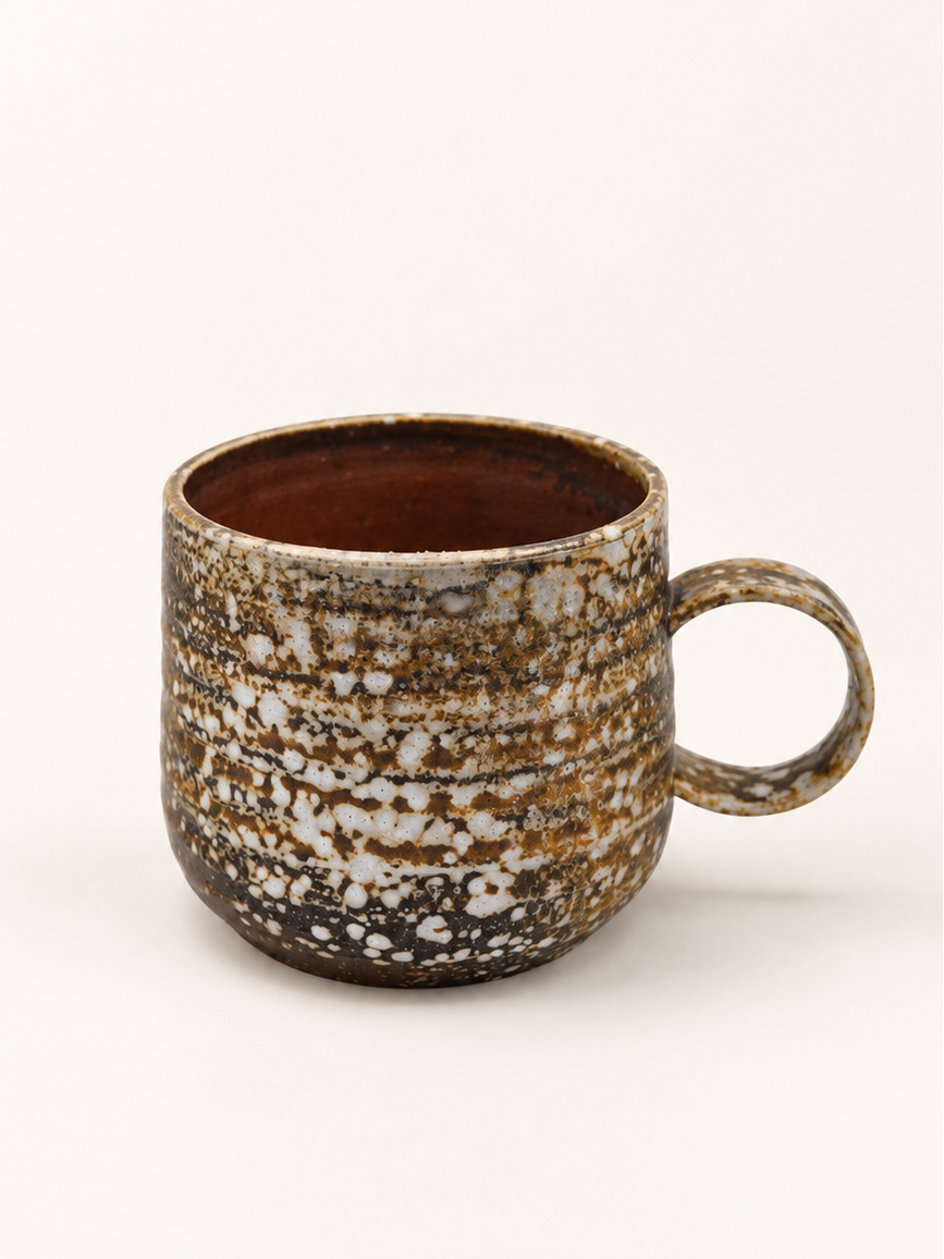 Wood Firing Straight-Sided Coffee Cup