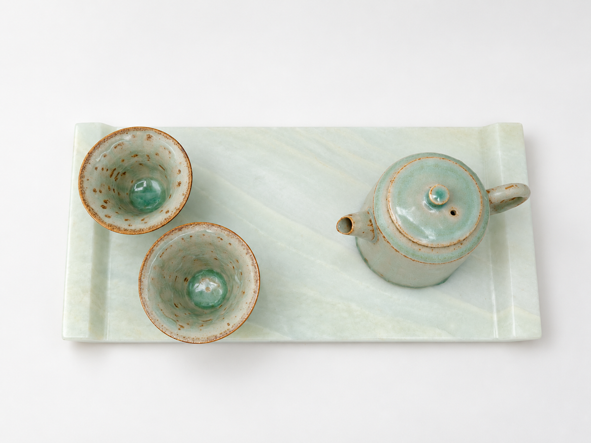 Verdant Ash Collection - Tea Set w/ Teapot
