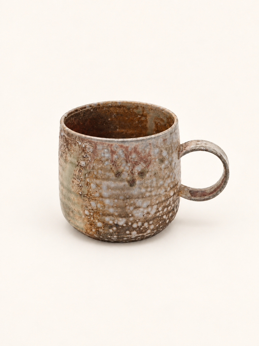 Wood Firing Straight-Sided Coffee Cup