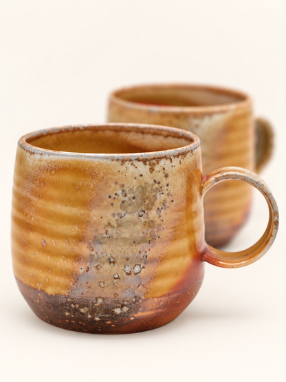 Wood Firing Straight-Sided Coffee Cup