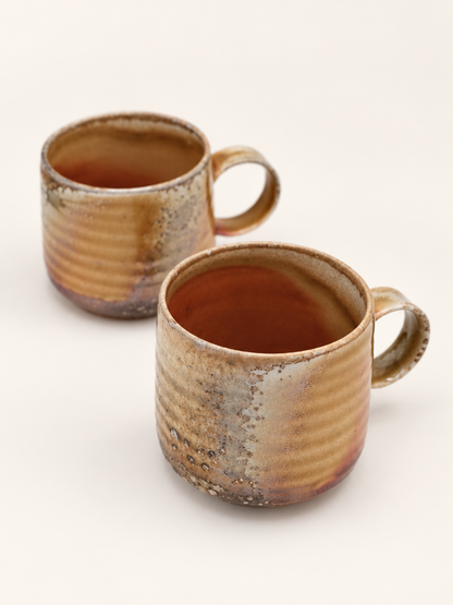 Wood Firing Straight-Sided Coffee Cup