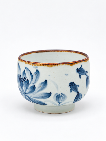 Qing Hua Round Footed Cup