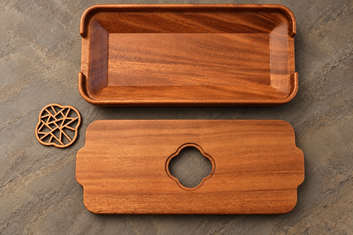 Walnut Wood Tea Tray