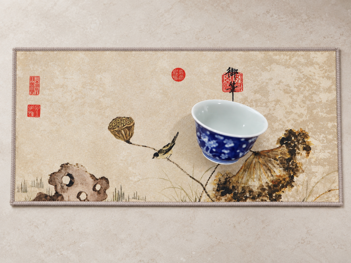 Heritage Motif Jacquard Tea Cloth