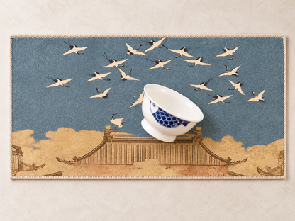 Heritage Motif Jacquard Tea Cloth
